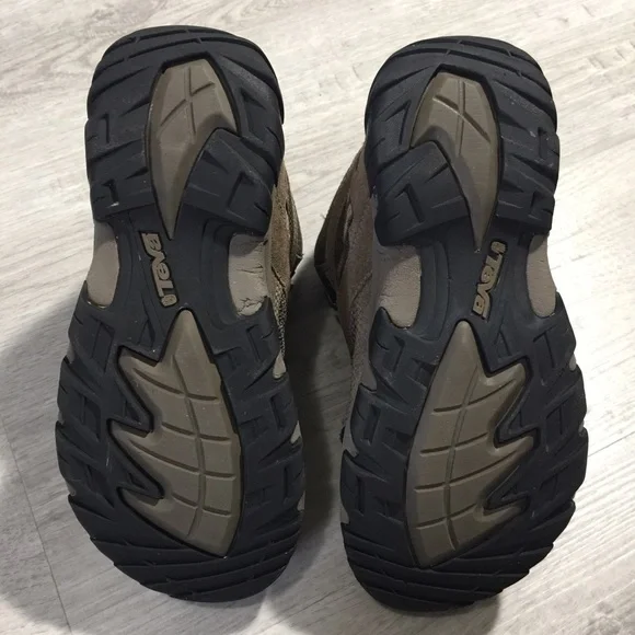 Teva Brown Men's Leather Lace Up Ankle Hiking Boots - Picture 7 of 7